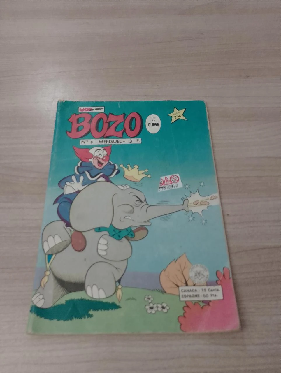 Bozo le clown, n° 8, 1976